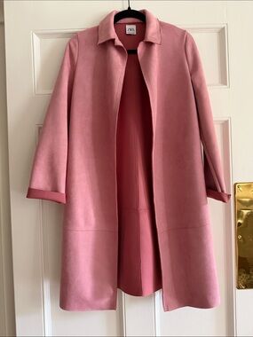 Zara Dusty Rose Trench Coat